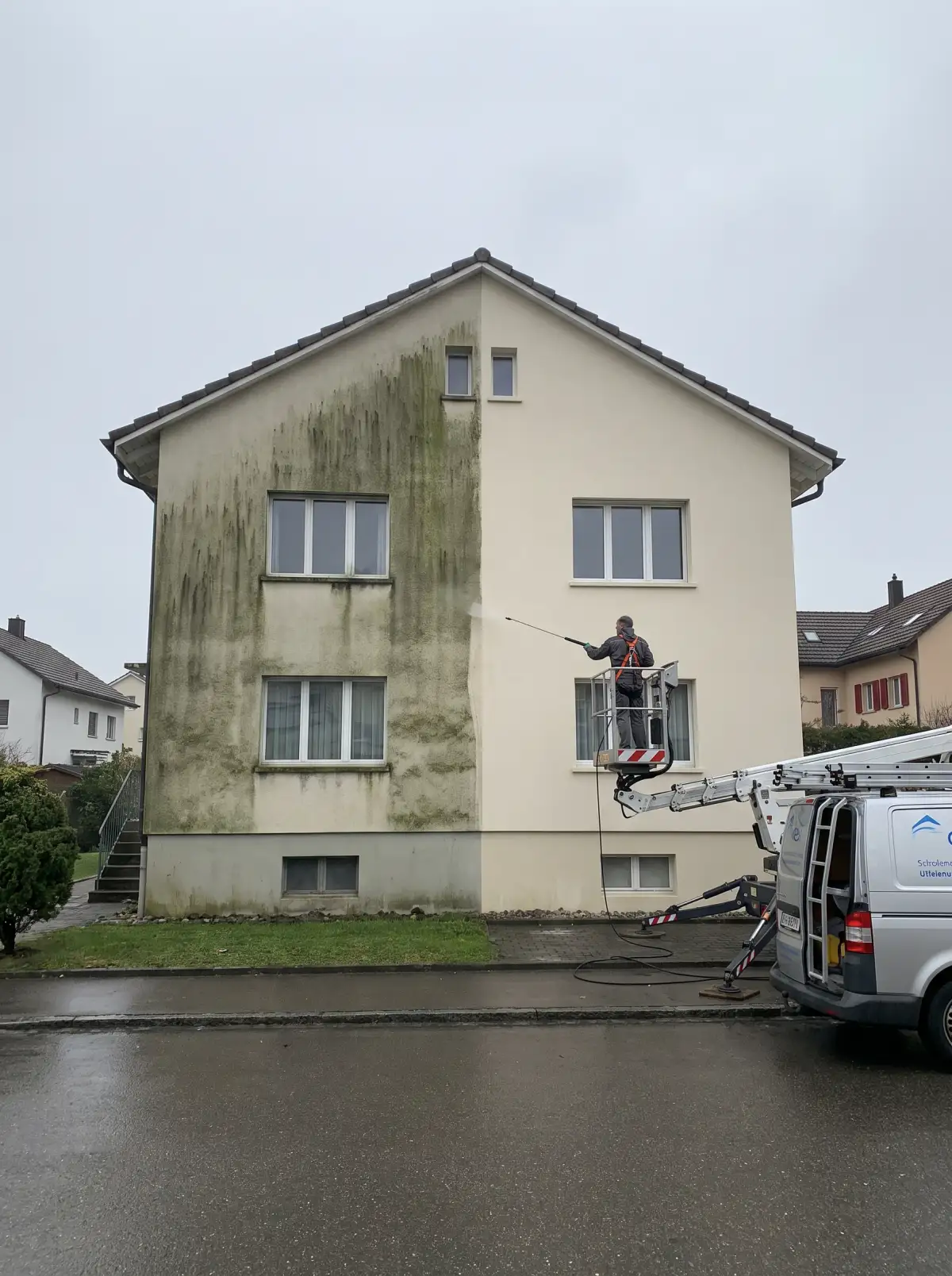 Fassadenreinigung — Reinigung durch Swiss Group Constructions