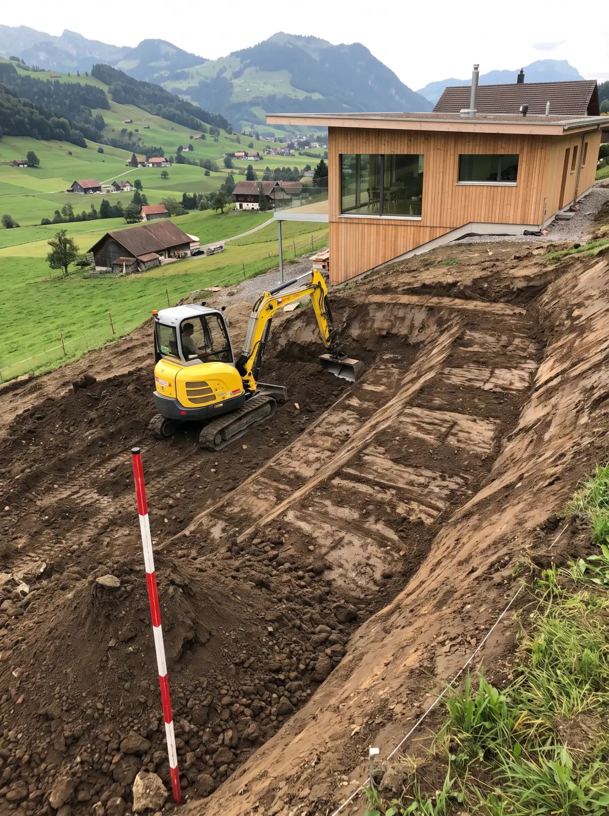 Geländegestaltung — Bau & Tiefbau durch Swiss Group Constructions