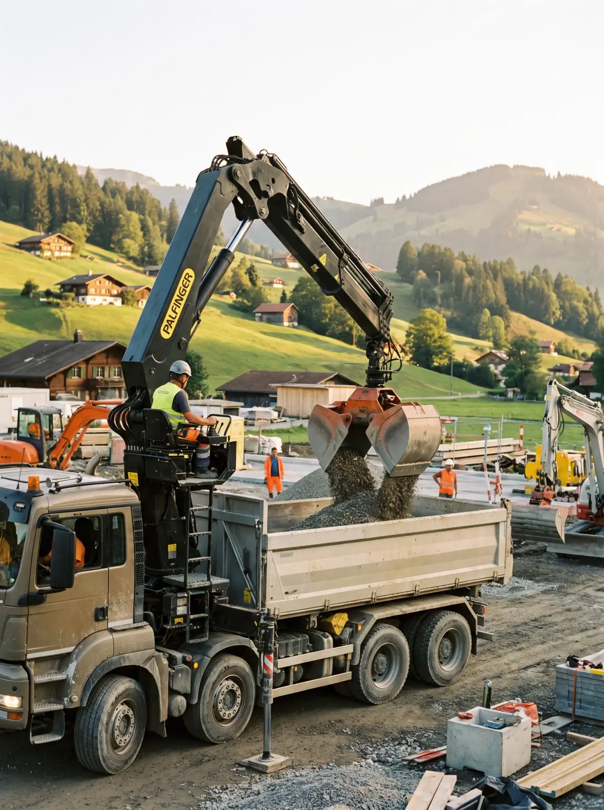Transporte — Bau & Tiefbau durch Swiss Group Constructions